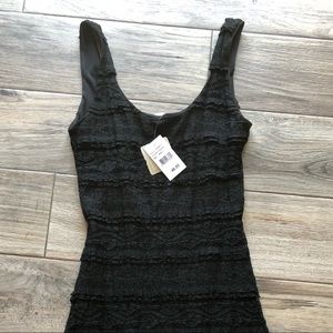 Black lace dress